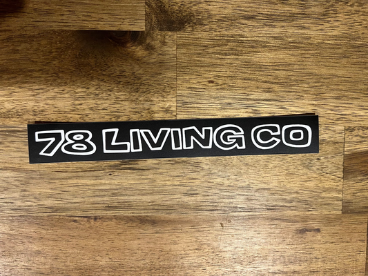 78 Livin Co Sticker