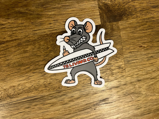 Rat Slap Sticker